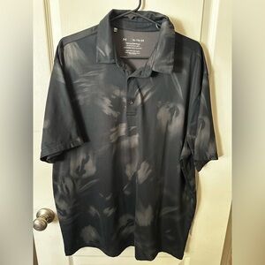 Mens UA Playoff Polo Black